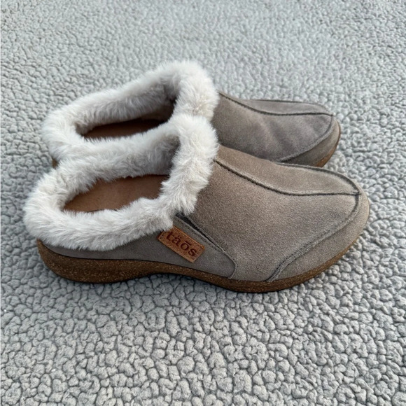 Taos Water Resistant Suede Warm-Lined Clogs - Future - Picture 4 of 5